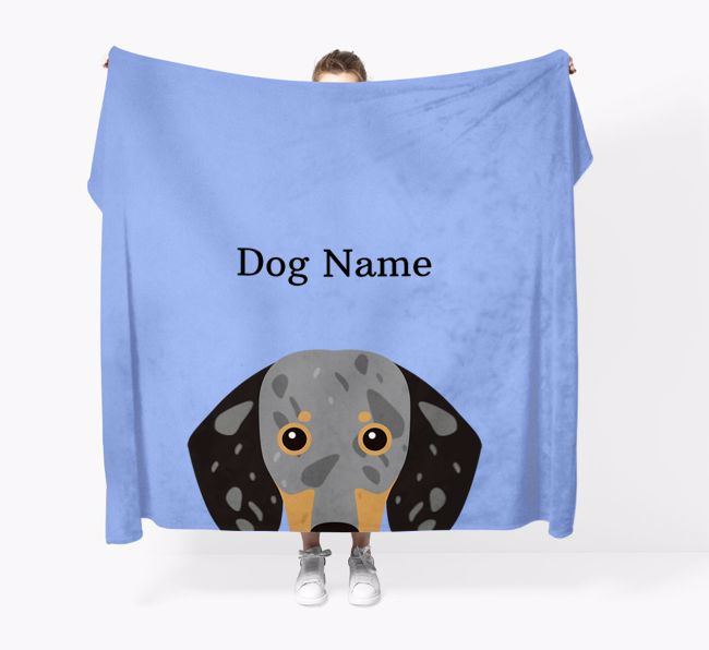 'Peeking Icon' - Personalised {breedFullName} Blanket